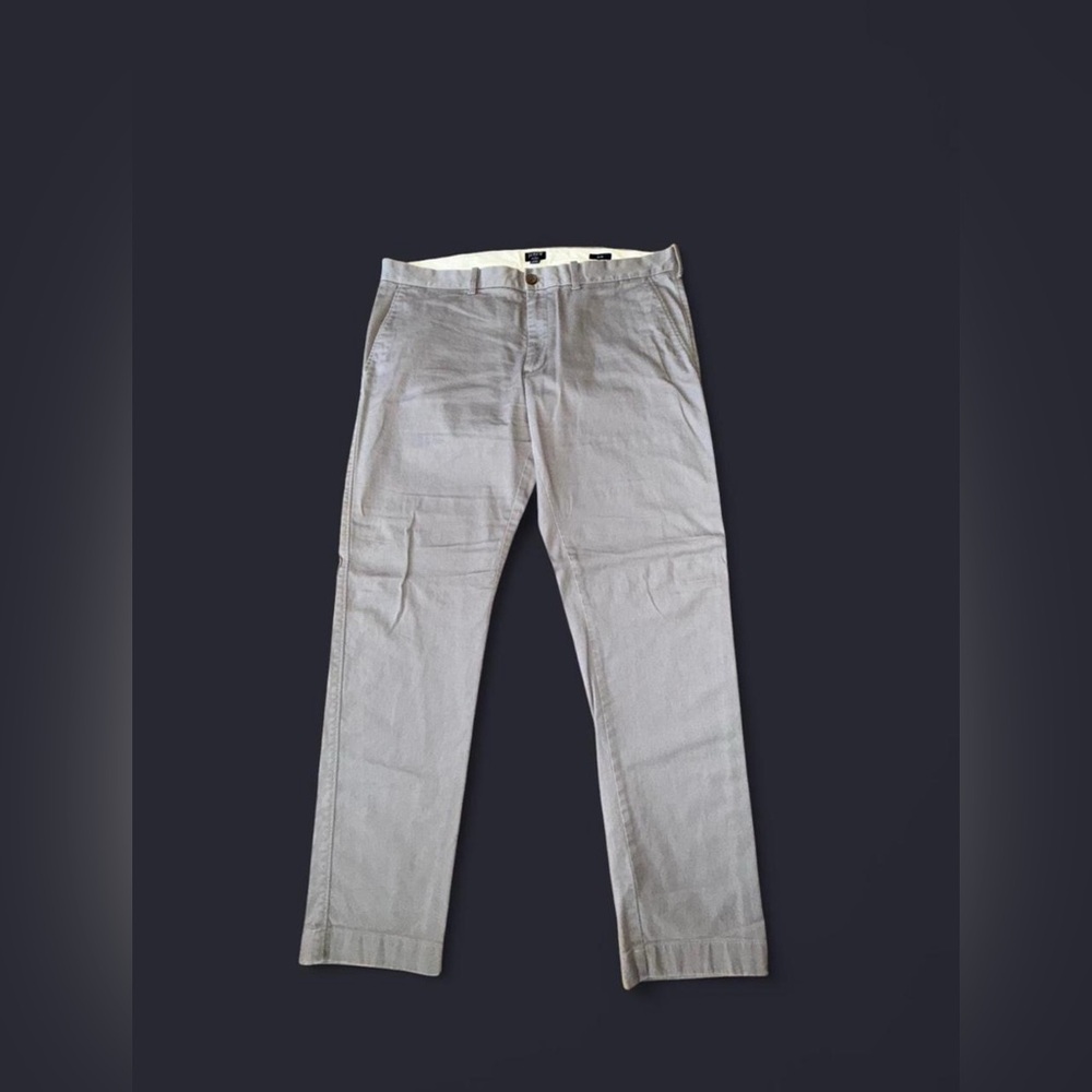 J. Crew Men's Light Gray Chinos